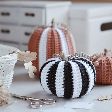 Three Halloween Pumpkins