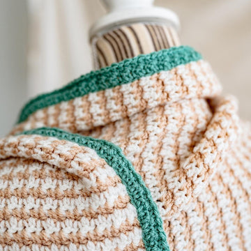 Frosted Forest Houndstooth Wrap