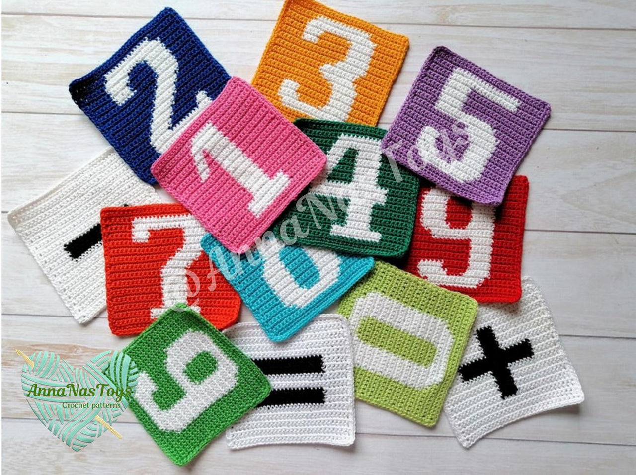Numbers (0 till 9) and sing (+,-,=)