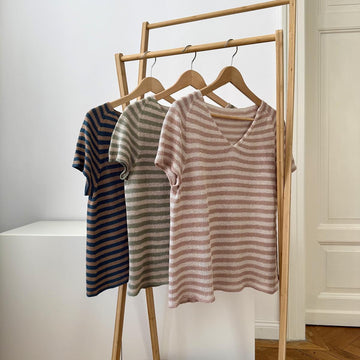 Stripy Linen Tee
