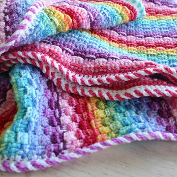 Basket of Rainbows Blanket