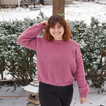 Wanderung Pullover: Tunisian Crochet