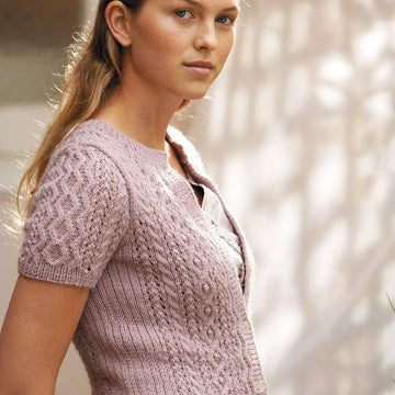 Lacy Cable Cardigan