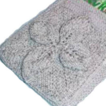 Shoulder Bag With Outside Pocket and 3D Flower