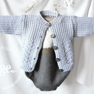 Corliss Cardigan and Romper - P163+ P162