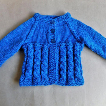 Freddie Cabled Baby Jacket