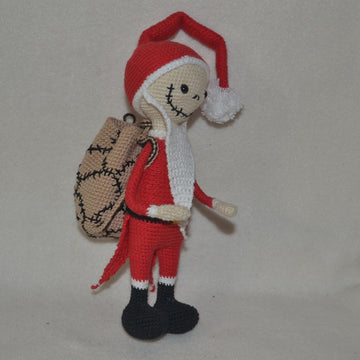 Jack Skellington Santa doll