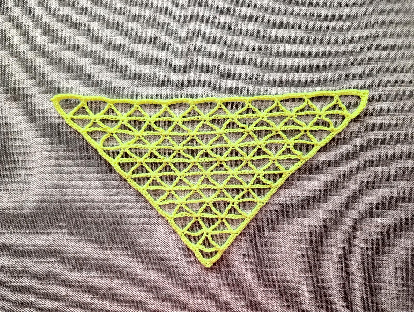 Crochet Mesh Baktus/Shawl #84