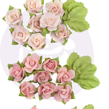 Prima Marketing Mulberry Paper Flowers - Raspberry Kisses/Fruit Paradise, 48/Pkg