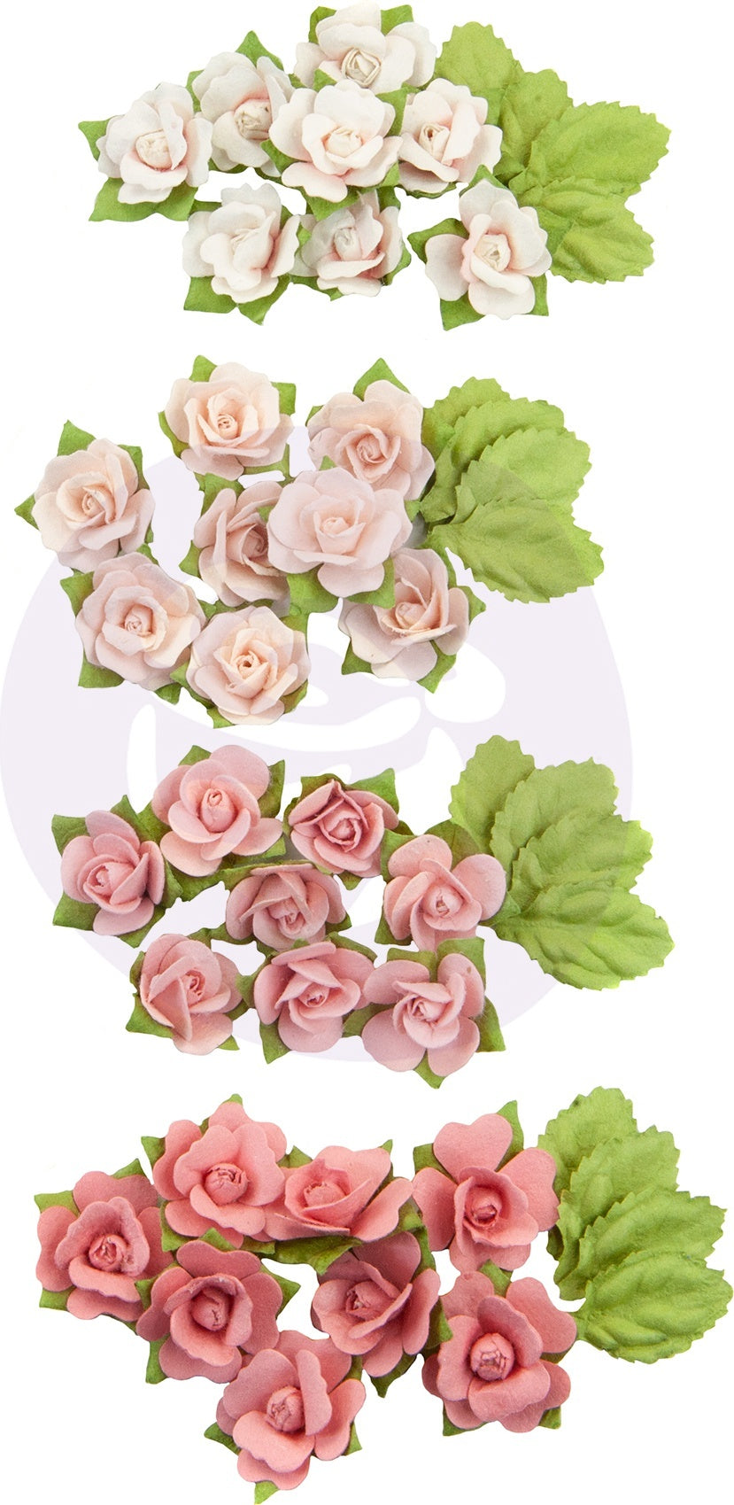 Prima Marketing Mulberry Paper Flowers - Raspberry Kisses/Fruit Paradise, 48/Pkg