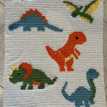 Dinosaur Baby Blanket