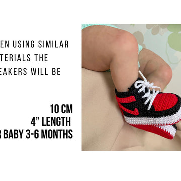 Baby basketball sneakers inspired by Air Jordan