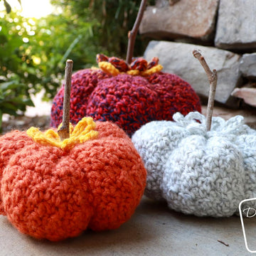Crinkle Pumpkin Amigurumi