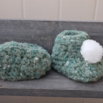 Felted Baby Bootie