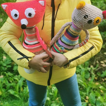 Scrap yarn fox