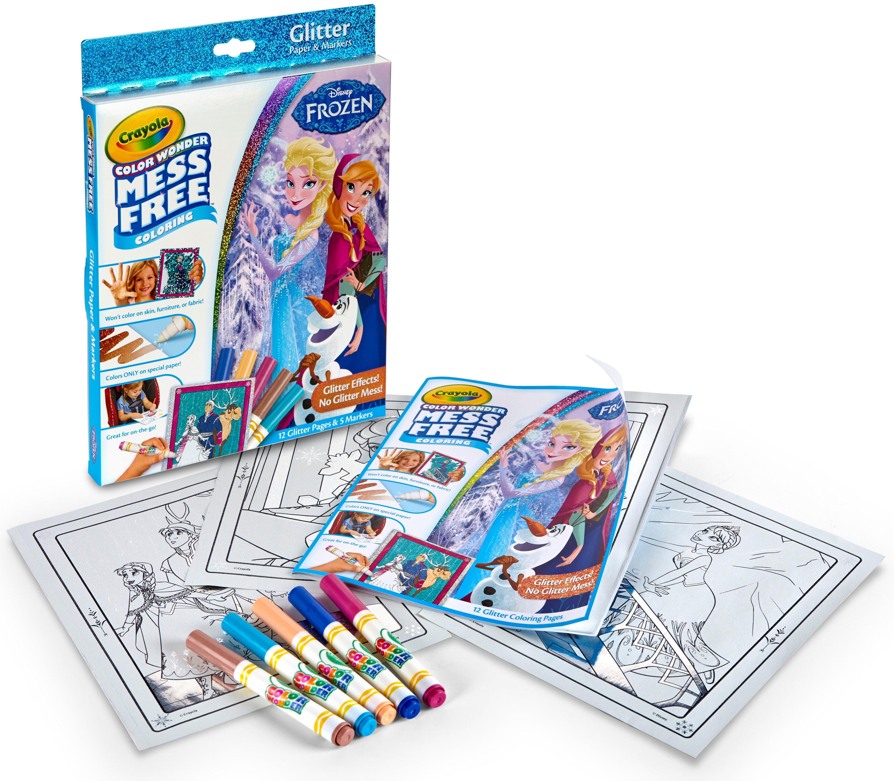 Crayola Color Wonder Glitter Set - Frozen