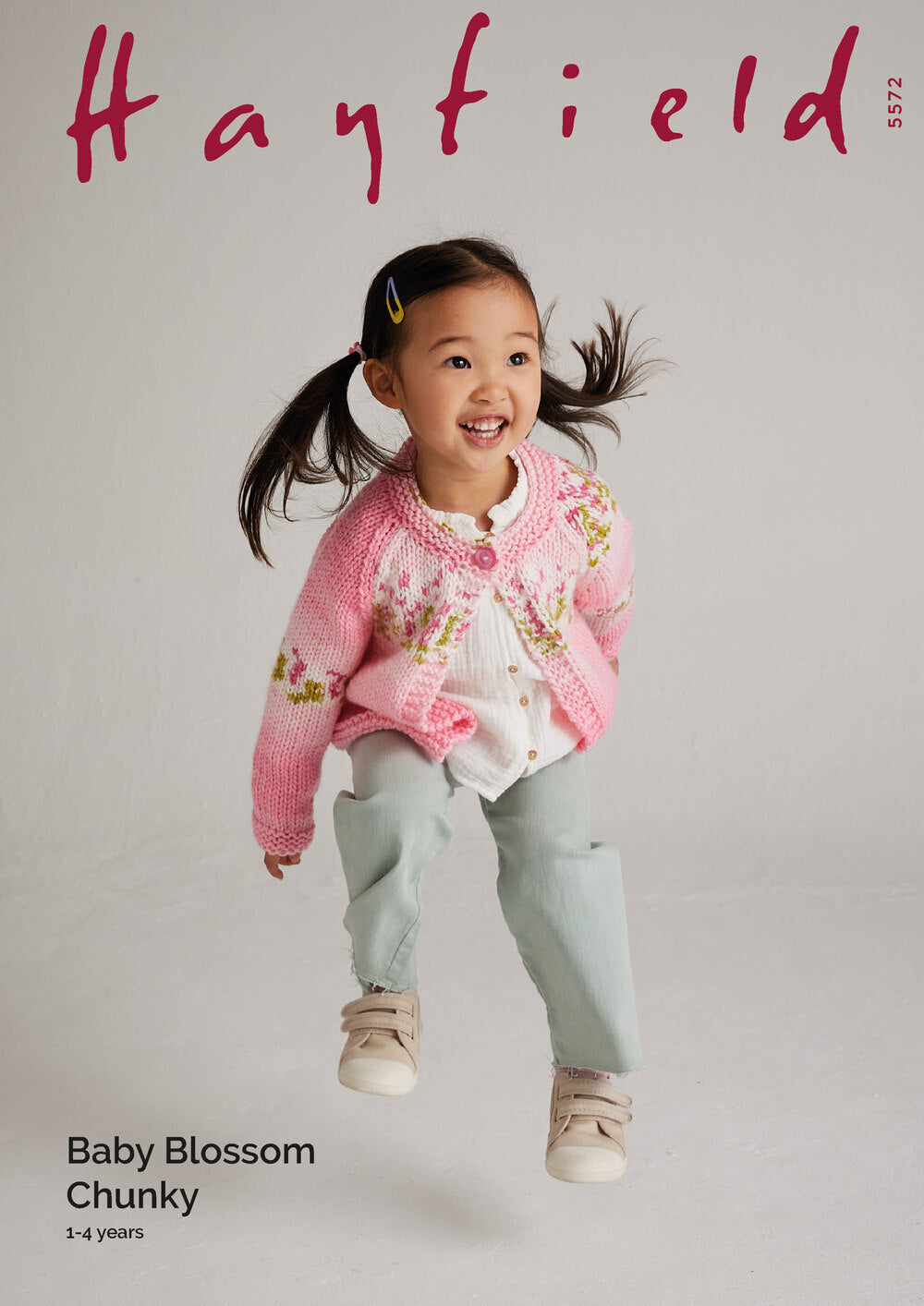 Garland Cardigan In Hayfield Blossom Chunky - 5572P - Downloadable PDF