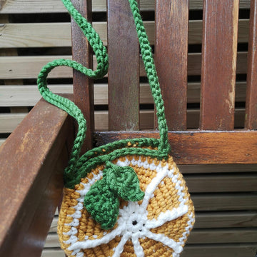 Fruit slice summer bag