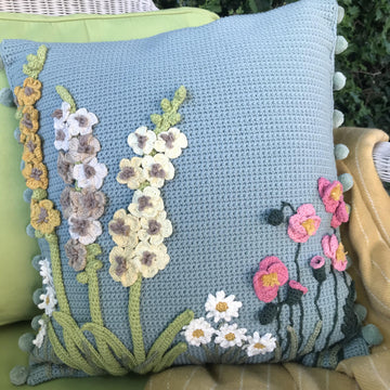 Chelsea flower show cushion cover