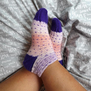 Toe Up Simple Socks No 2