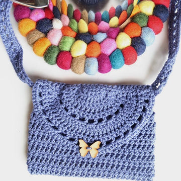Eyelet Purse