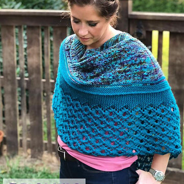 Peacock Feather Shawl
