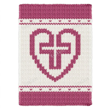 Free Cross Finger Blanket Knitting Pattern