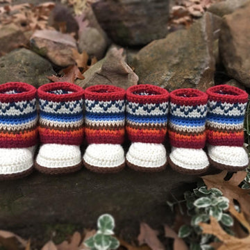 Mukluk Baby Booties Crochet Pattern