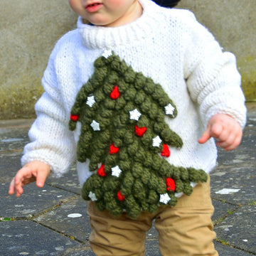 Baby Sweater - Bobble Tree