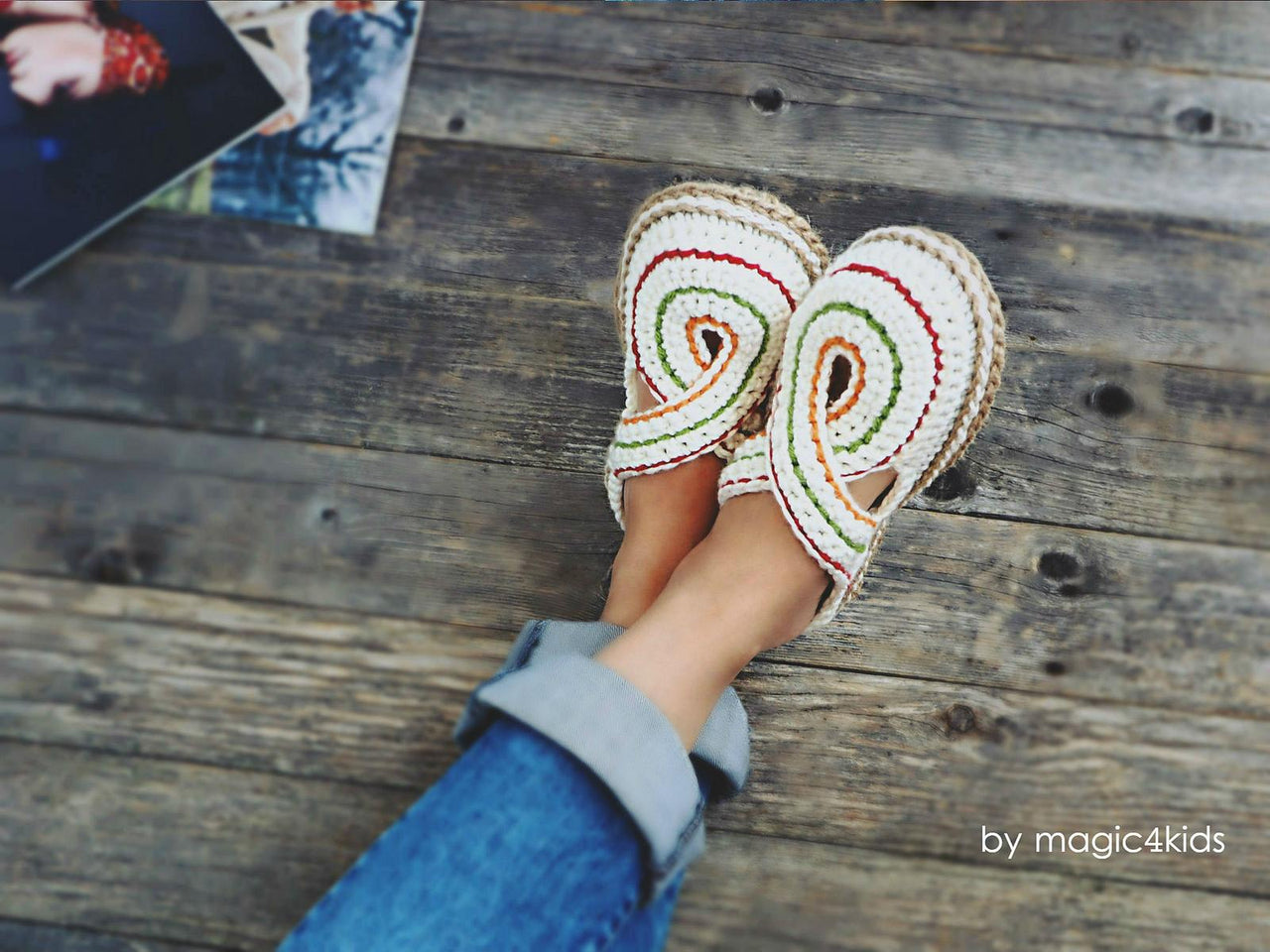 Women Twisted Slippers with Rope Soles