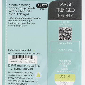 Memory Box Dies - Large Fringed Peony