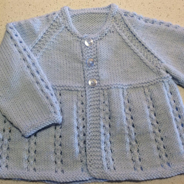 Little Boy Blue Jacket & Cap in Plymouth Dreambaby DK