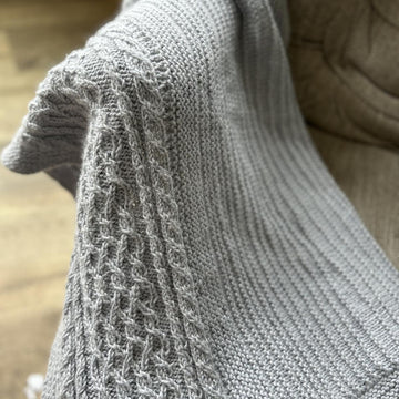 Gently Cabled Blanket