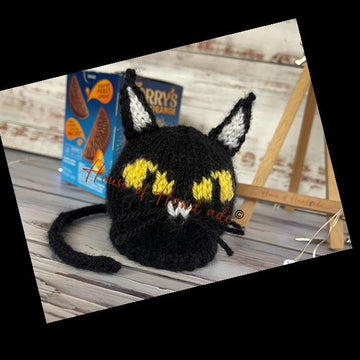 Black Cat Chocolate Orange Cover Knitting Pattern