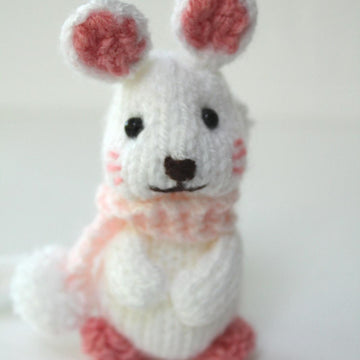 Grey bunny and little mouse