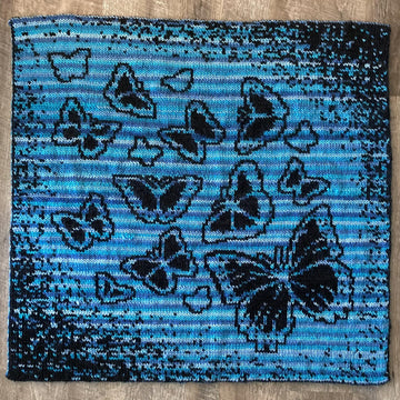 Morpho Butterfly Throw