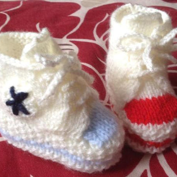 Converse style Boots Newborn to 6mths