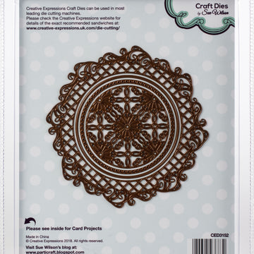 Creative Expressions Festive Craft Dies By Sue Wilson - Carol Frame