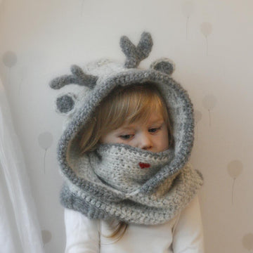 Rudy Reindeer Hooded Cowl