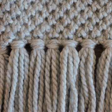 Pearl Brioche Scarf