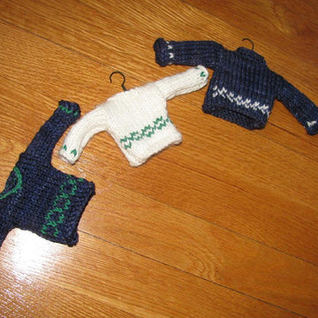 Mini Sweater Ornaments