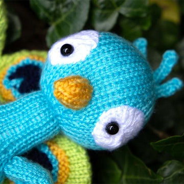 Peacock in Deramores Studio Baby Soft DK Acrylic - Downloadable PDF