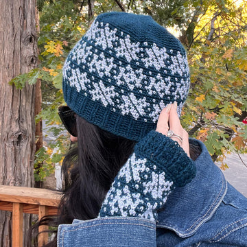Falling Snowflakes Beanie