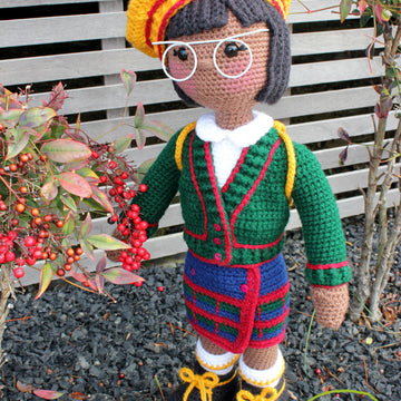 Crochet Doll Pattern, Amigurumi doll pattern, Large doll, 21"/53cm, Olivia
