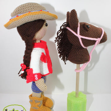 Crochet doll pattern, Amigurumi doll pattern, Medium doll, 18"/46cm,Gilda