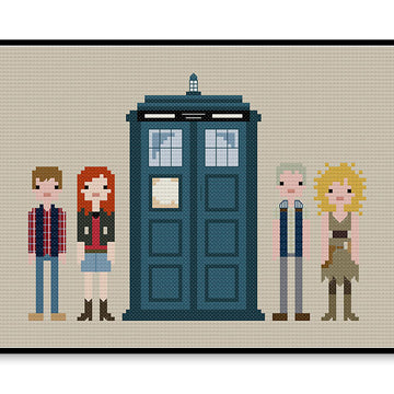 Eleventh Doctor's Companions - PDF Cross Stitch Pattern