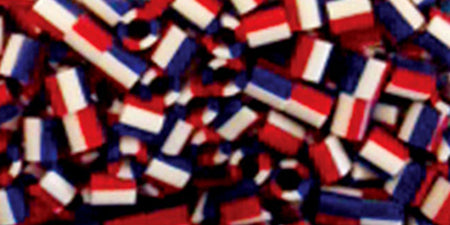 Perler Striped Beads 1,000/Pkg - Patriotic