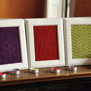 Aztec Textures Knitted Wall Art