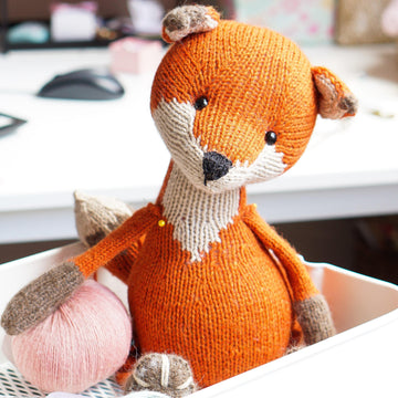 Fox or Wolf Toy - Knitting Pattern