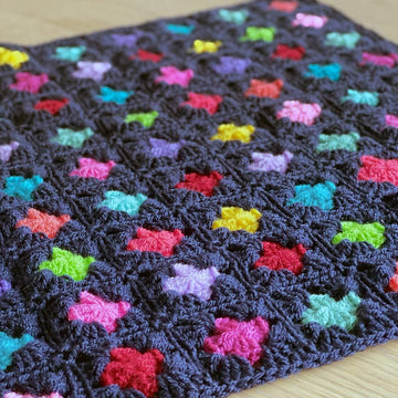 Granny Square pillow